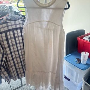 White Sleeveless Dress